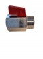 Preview: Messing Mini-Kugelhahn  - IGxAG (3/4 Zoll x 3/4 Zoll) - PN19